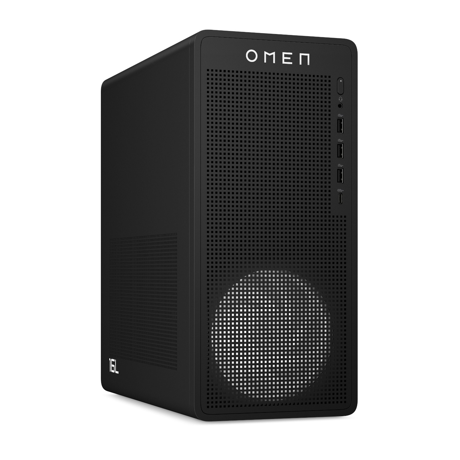 OMEN by HP 16L TG03-0177ng Desktop PC AMD Ryzen 7 8700F, 32GB RAM, 1TB SSD, NVIDIA GeForce RTX 5060 Ti 16GB, Win11