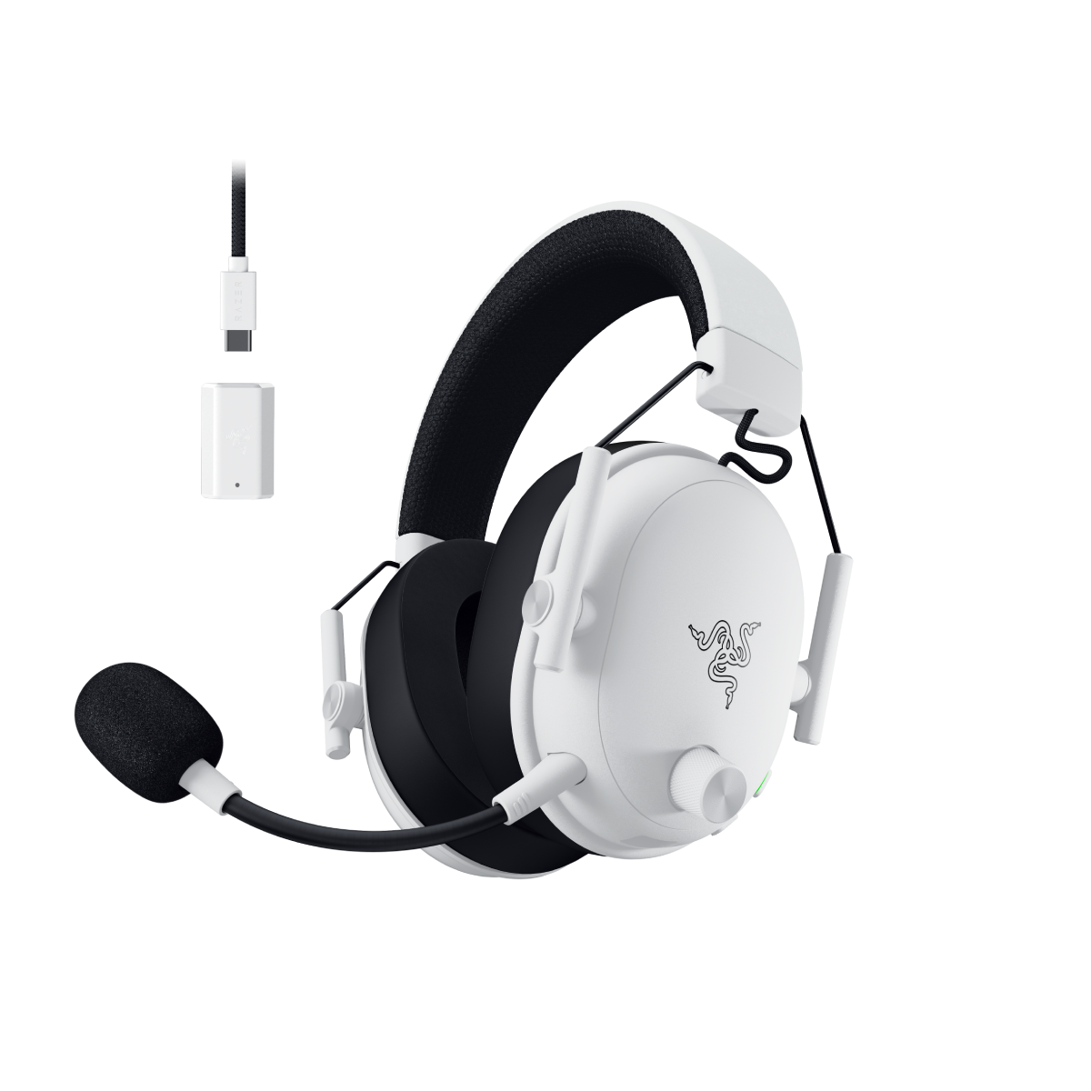 Razer Blackshark V3 kabelloses E-Sport Headset, weiß
