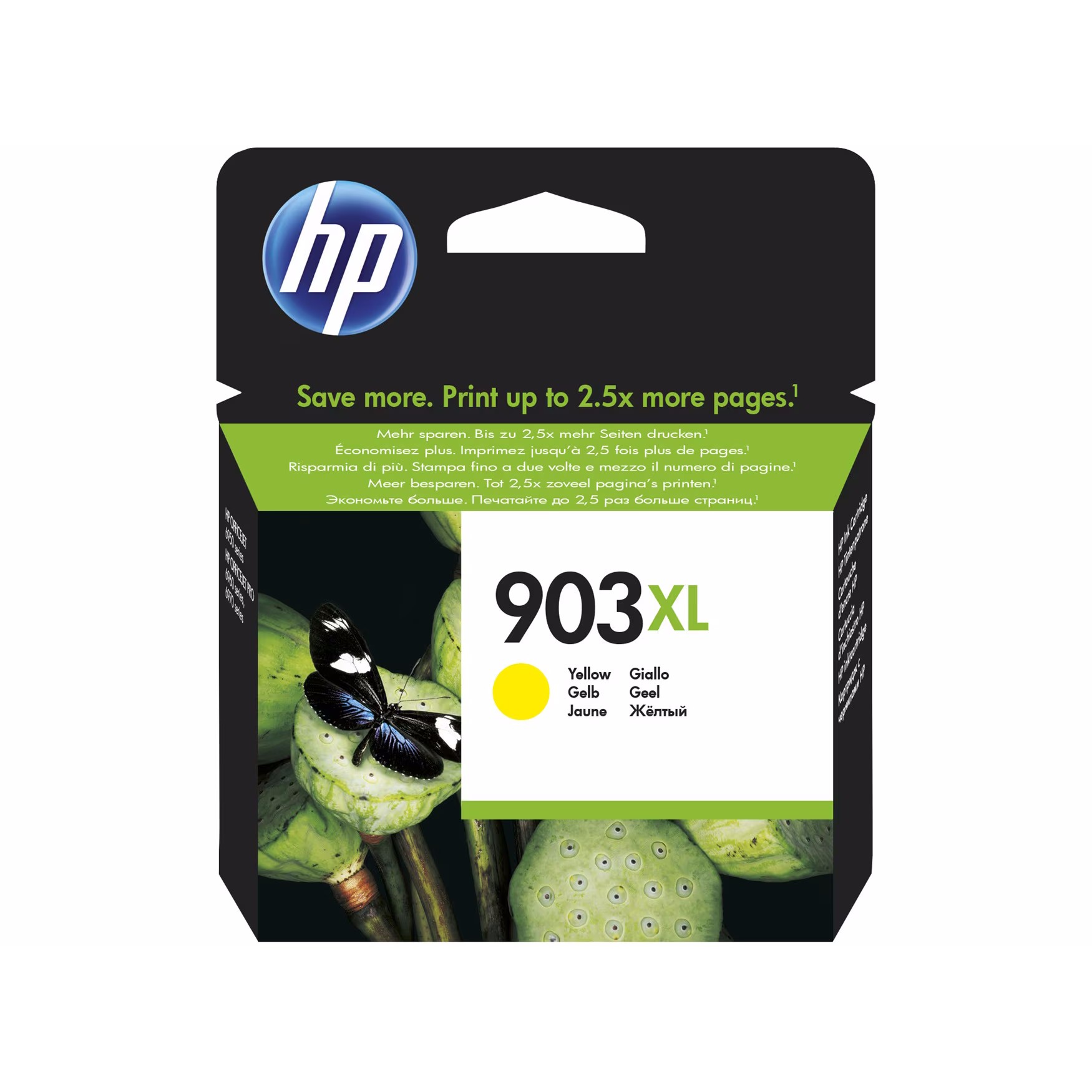 HP 903XL (T6M11AE) Original Tintenpatrone Gelb Kompatibilität: HP OfficeJet 6950, OfficeJet Pro 6974