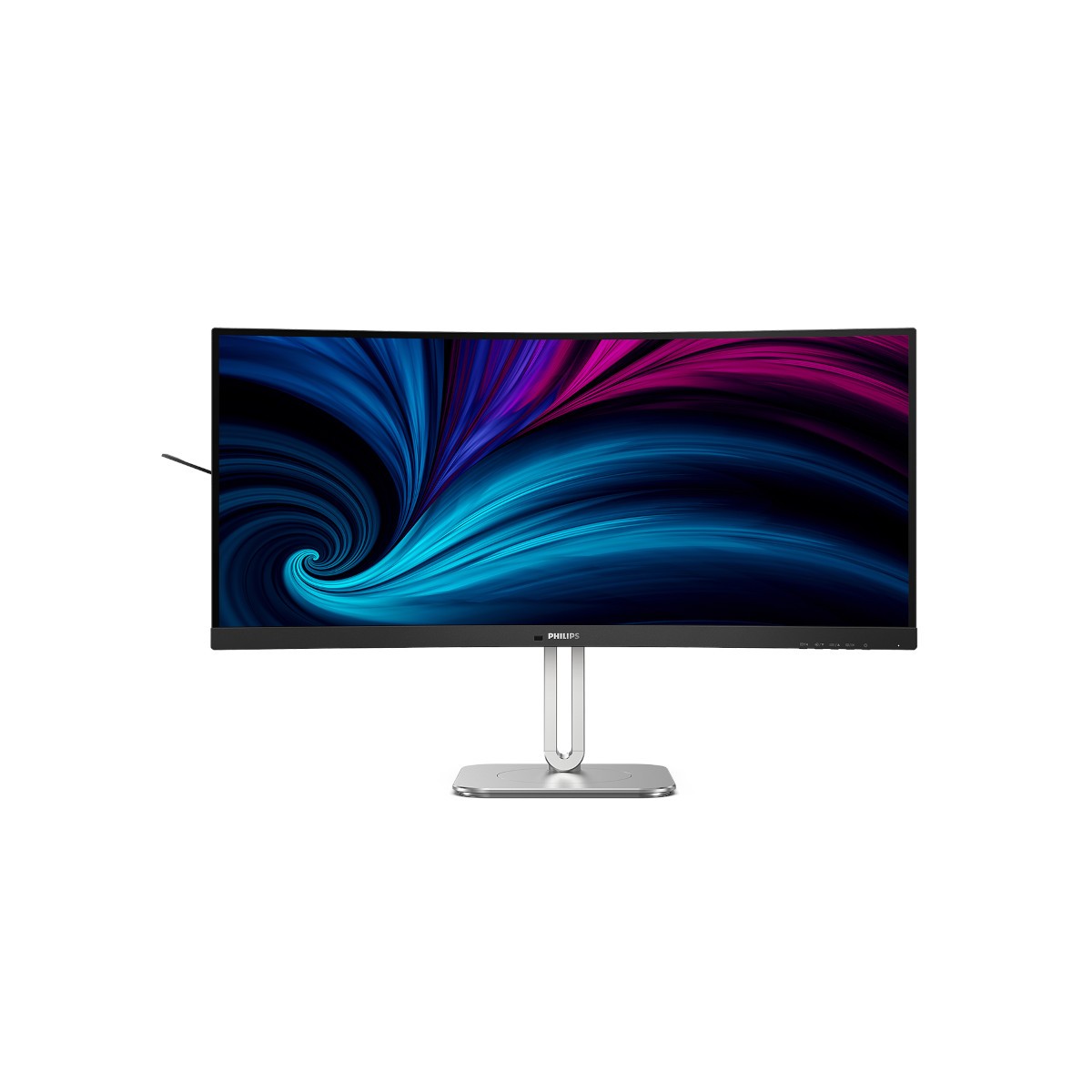 LCD Philips 34B2U5600C/00 -34 Zoll WQHD Curved Monitor, höhenverstellbar (3440x1440, 120Hz, HDMI, DisplayPort, USB-C (100W PD), 