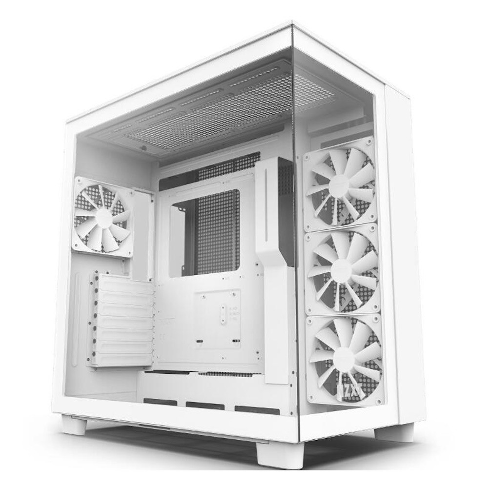 NZXT H9 FLOW weiß | PC-Gehäuse
