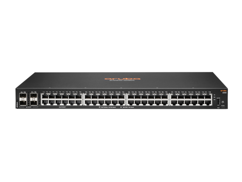 HPE Aruba Networking CX6000 52-Port Switch (R8N86A) [48x Gigabit LAN, 4x SFP]