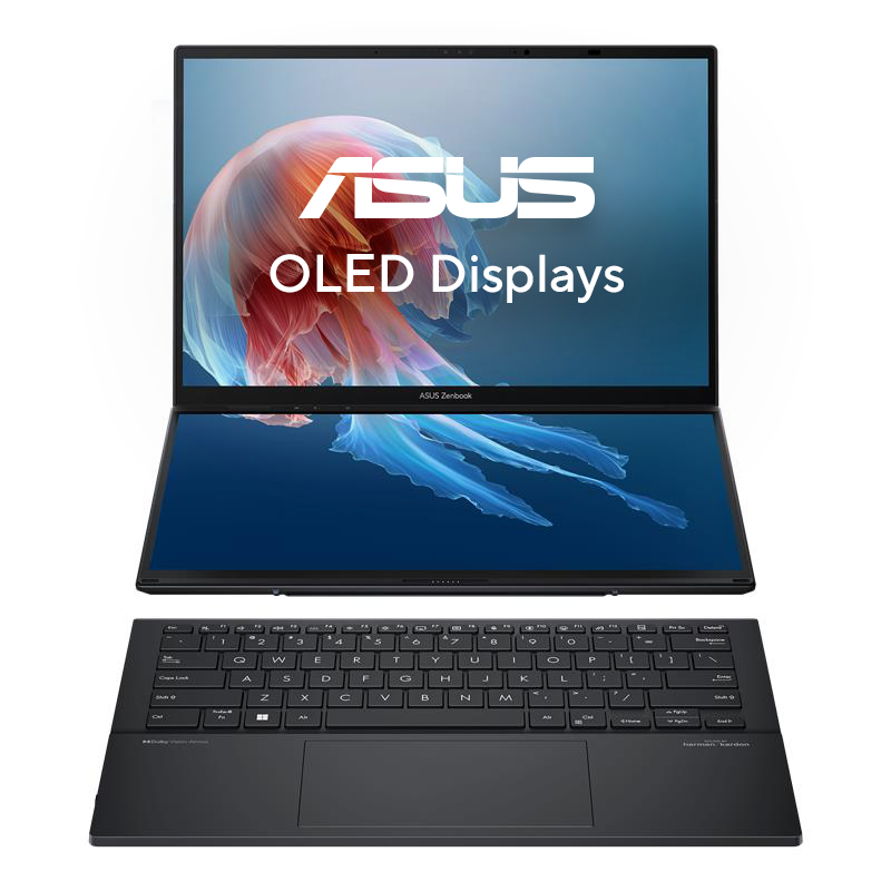 ASUS Zenbook Duo UX8406CA-QL194W - 14" WUXGA OLED, Intel Core Ultra 9-285H, 32GB RAM, 1TB SSD, Intel Arc, Windows 11