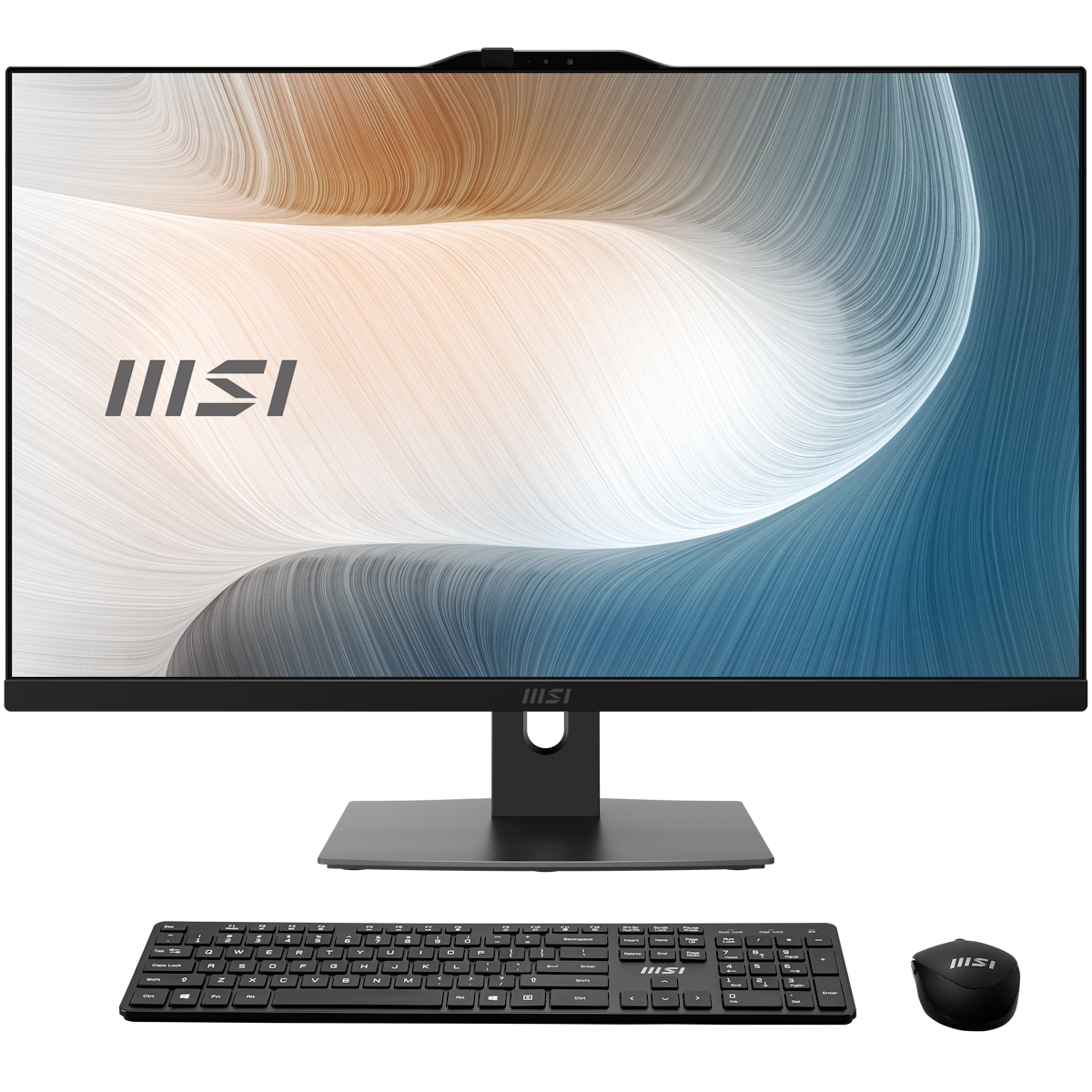 MSI Modern AM272P 12M-1259XAT All-in-One schwarz 27" (68,6cm) FHD Display, Intel Core i5-1235U, 16GB RAM, 512GB M.2 SSD, Intel G