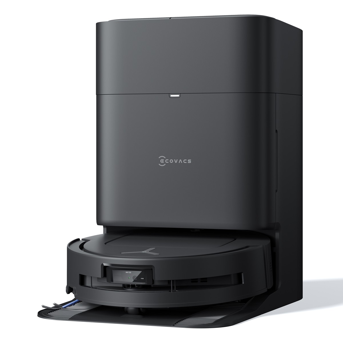 ECOVACS DEEBOT T80 OMNI Schwarz Saug-Wisch-Roboter mit Reinigungsstation