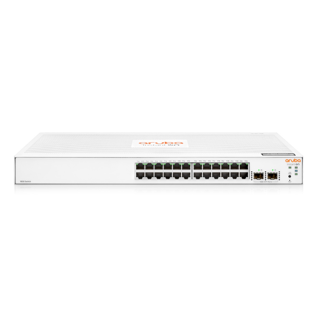 HPE Networking Instant On 1830 26-Port Switch [24x Gigabit-LAN, 2x SFP, Lüfterlos]