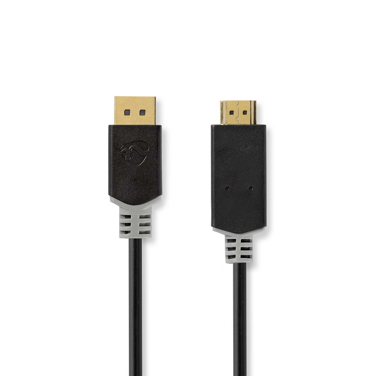 Nedis Displayport-Kabel | DisplayPort Stecker HDMI™| Ausgang | 4K@30Hz | Vergoldet | 2.00 m | rund | PVC | Anthrazit | Verpackun