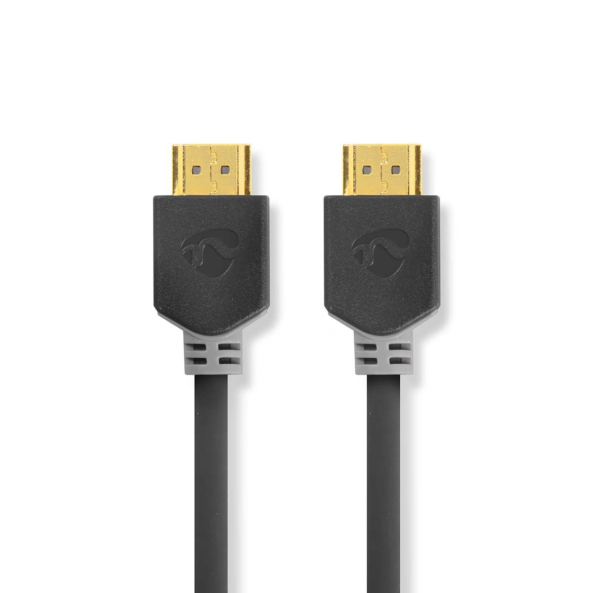 Nedis High Speed HDMI ™ Kabel mit Ethernet | HDMI™ Stecker | 4K@60Hz | ARC | 18 Gbps | 3.00 m | rund | PVC | Anthrazit | Verpack