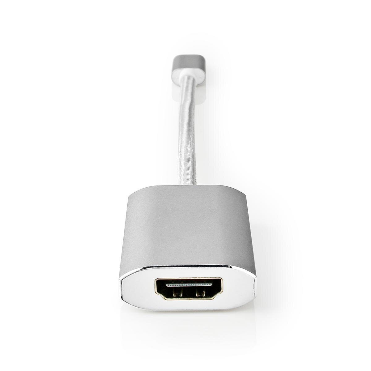 Nedis USB-Adapter | USB 3.2 Gen 1 | USB-C™ Stecker | HDMI™ | Power delivery | 0.20 m | rund | Vergoldet | Geflochten / Nylon | S