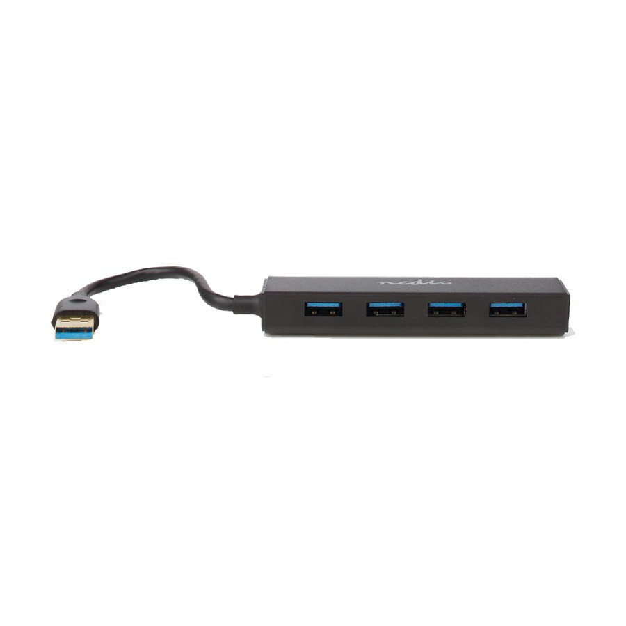 Nedis USB-Hub 4-Port port(s) USB 3.2 Gen1 - Netzstromversorgung / Stromversorgung über USB, 4x USB