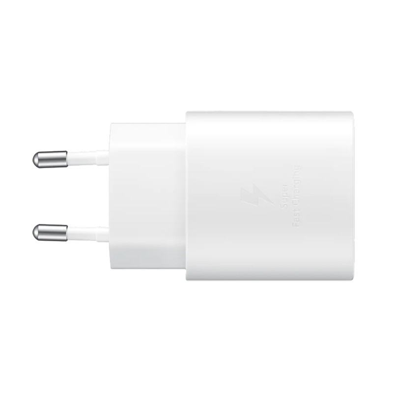 Samsung Schnelllade-Adapter (25W), USB-C-Anschluss, Unterstützt PD 3.0, White