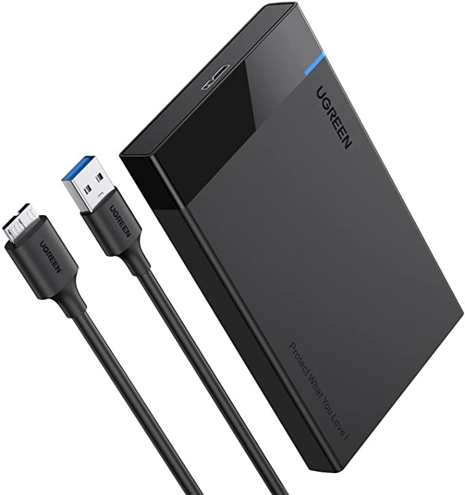 UGREEN Externes Festplattengehäuse für 2,5-Zoll SATA