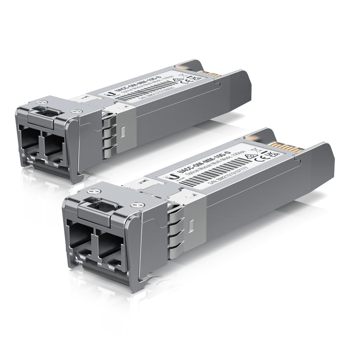 Ubiquiti UACC-OM-MM-10G-D-2 Transceiver-Modul 2er Pack [SFP+, Multi-Mode, 10 Gbit/s, LC-Duplex]