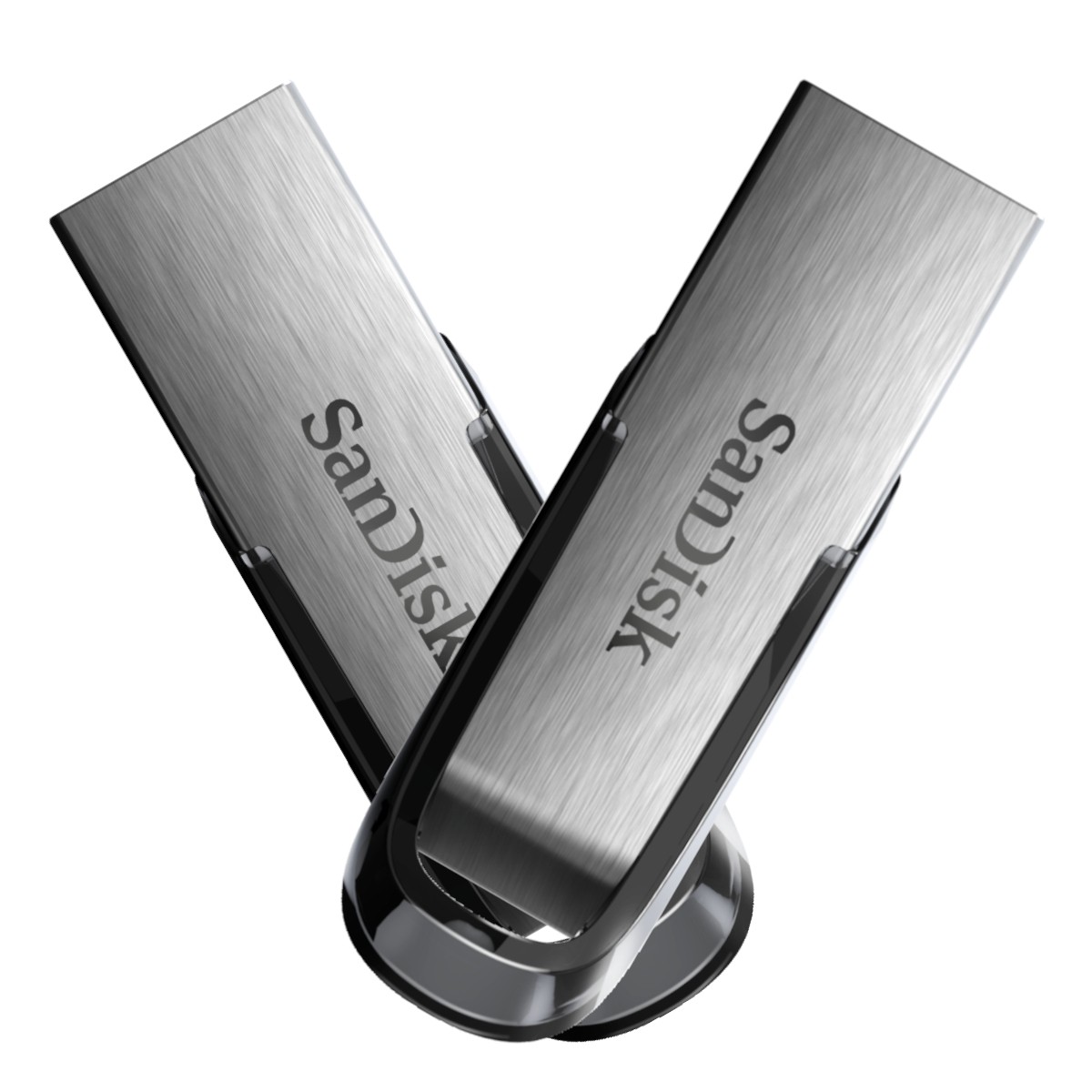 2er Pack SanDisk Ultra Flair Typ-A 128GB USB-Stick Ohne Schutzkappe, bis zu 150 MB/s, USB 3.2 Gen 1x1 (5 Gbit/s)