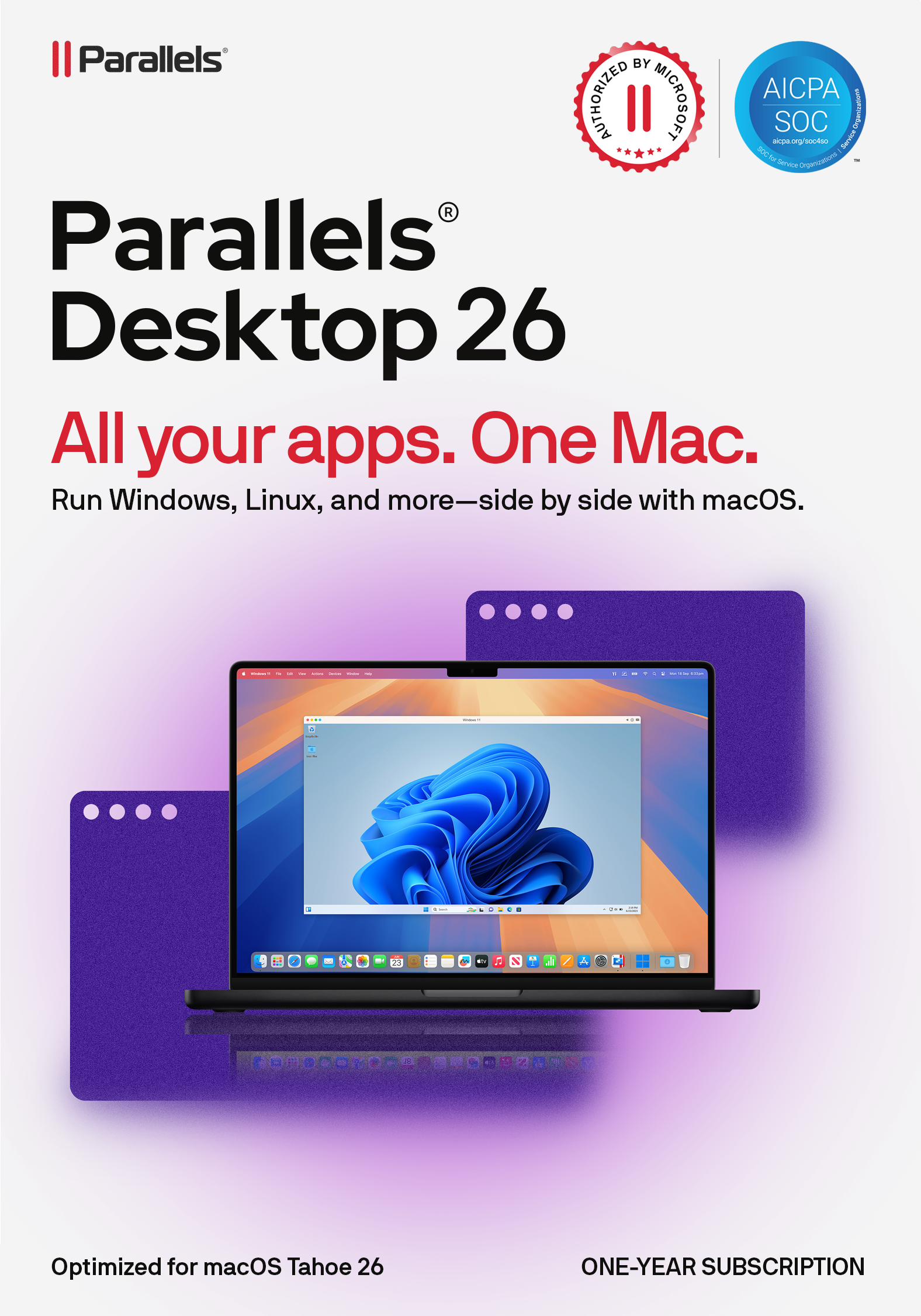 Parallels Desktop 26 für Mac [1 Jahr]