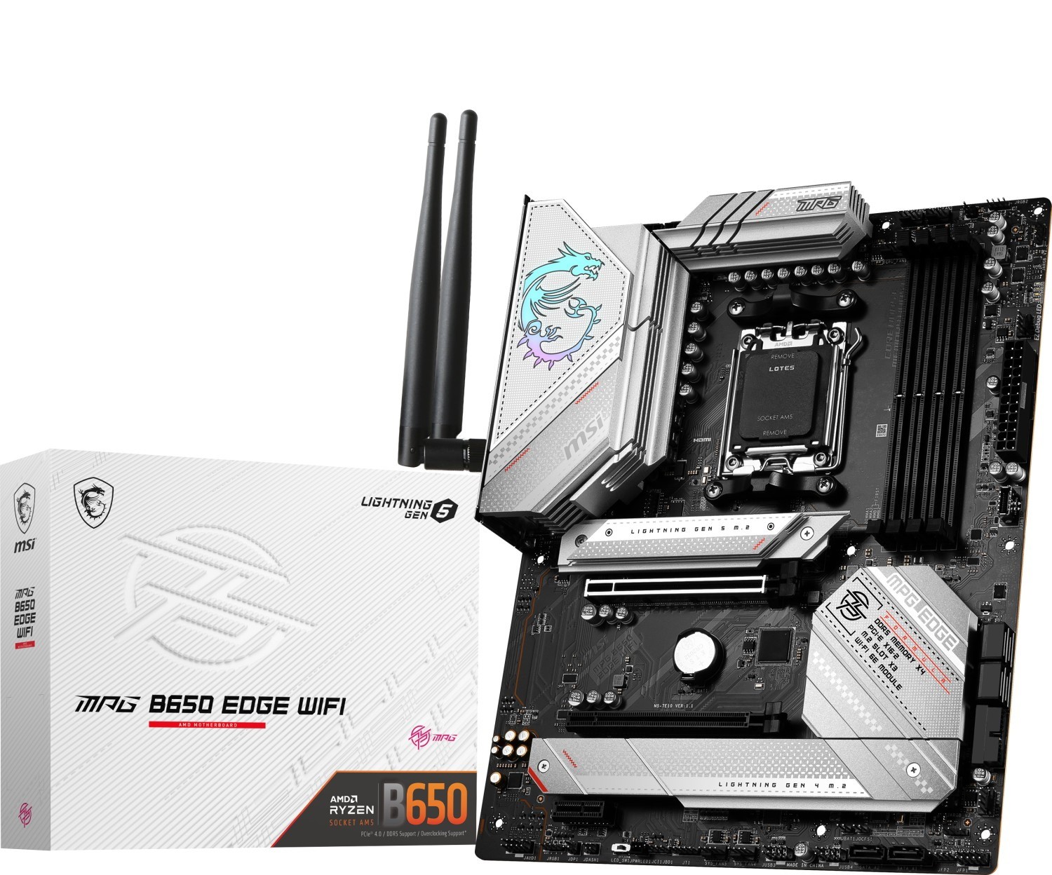 MSI MPG B650 EDGE WIFI Gaming Mainboard Sockel AM5
