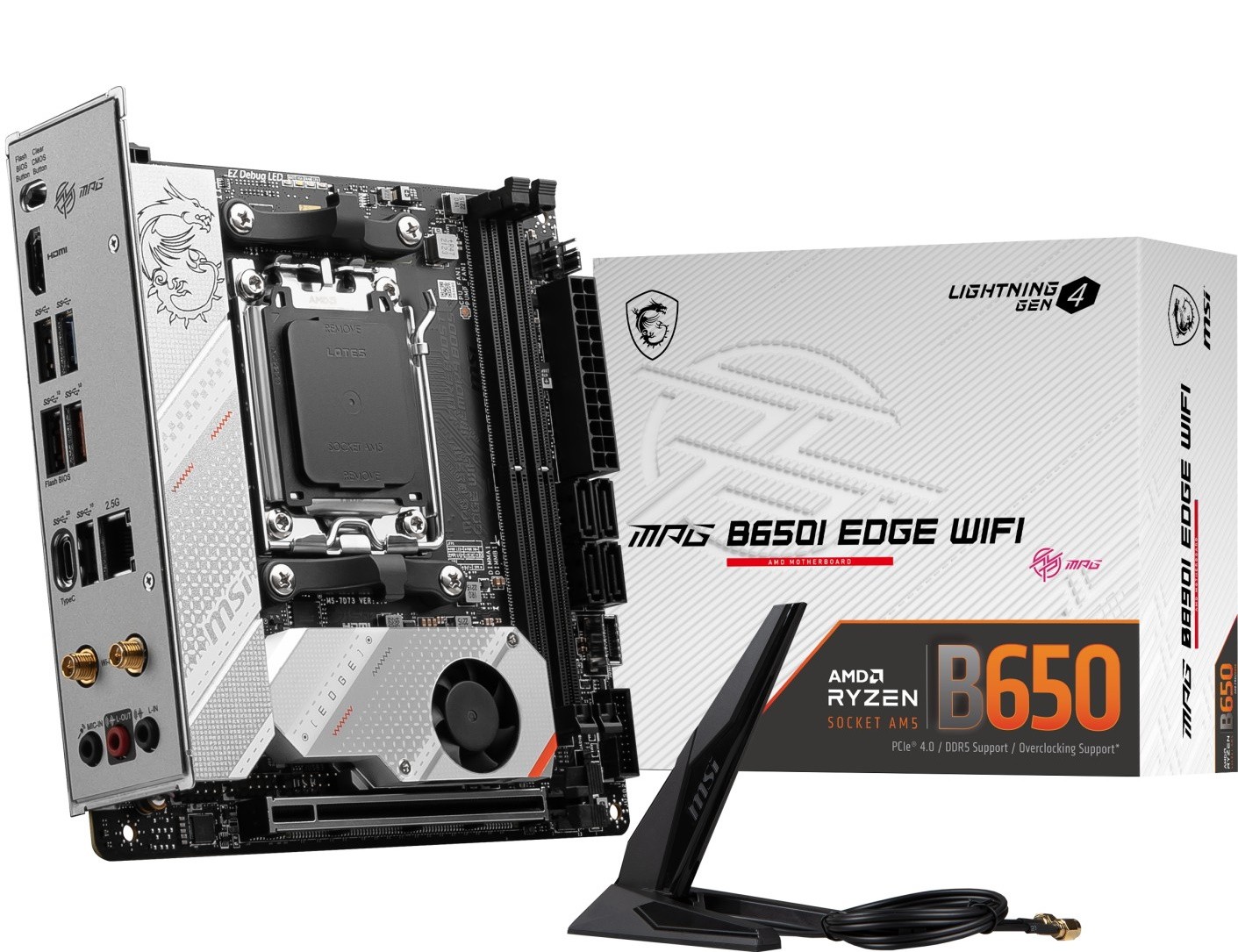 MSI MPG B650I EDGE WIFI Gaming Mainboard Sockel AM5