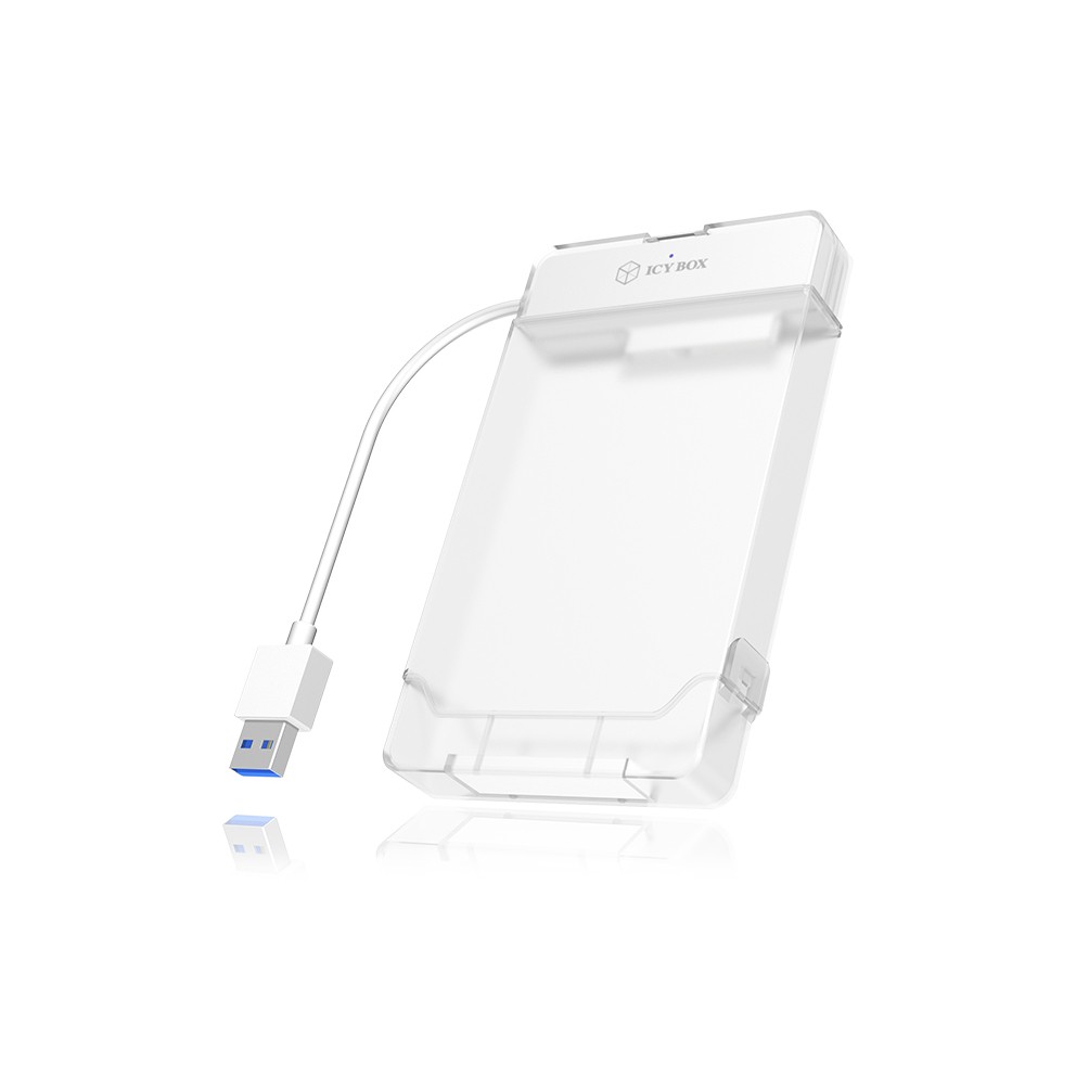 ICY BOX (IB-AC703-U3) Externes Gehäuse für 2,5" (6,35 cm) SATA HDD/SSD