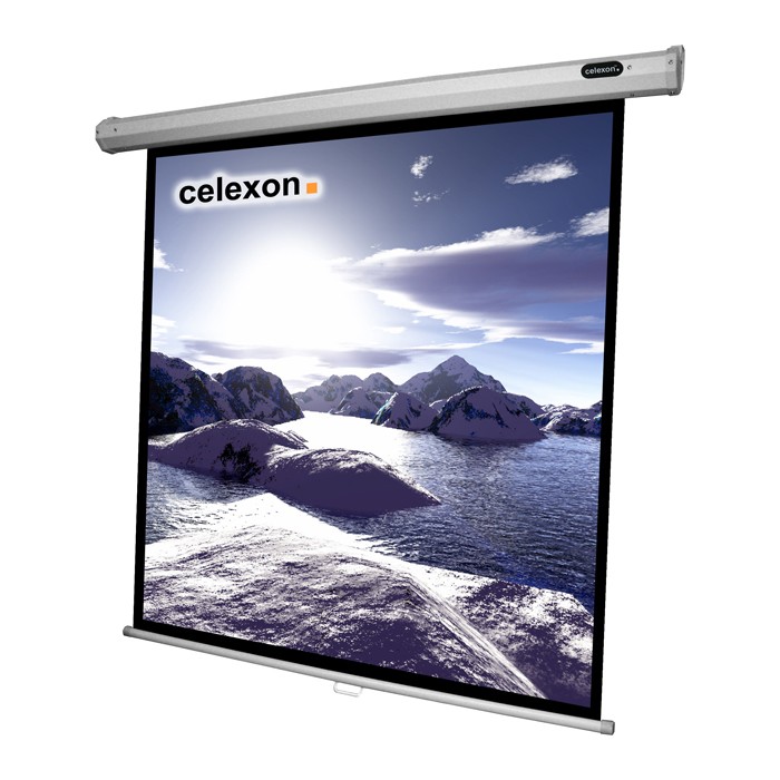 Celexon Rollo Economy Leinwand Format 1:1, 160 x 160 cm
