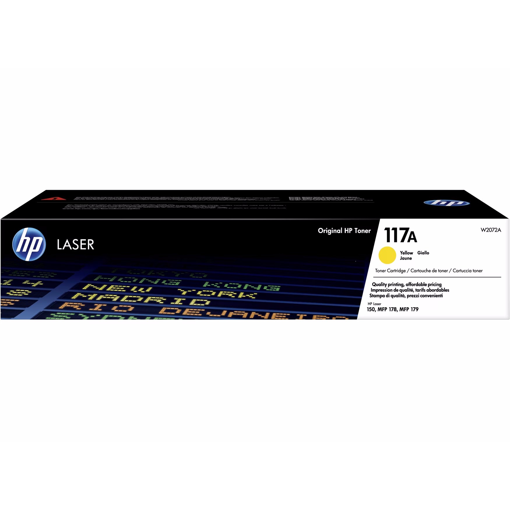 HP 117A (W2072A) Toner Gelb 700 Seiten Kompatibilität: HP Color Laser 150, MFP 178, MFP 179