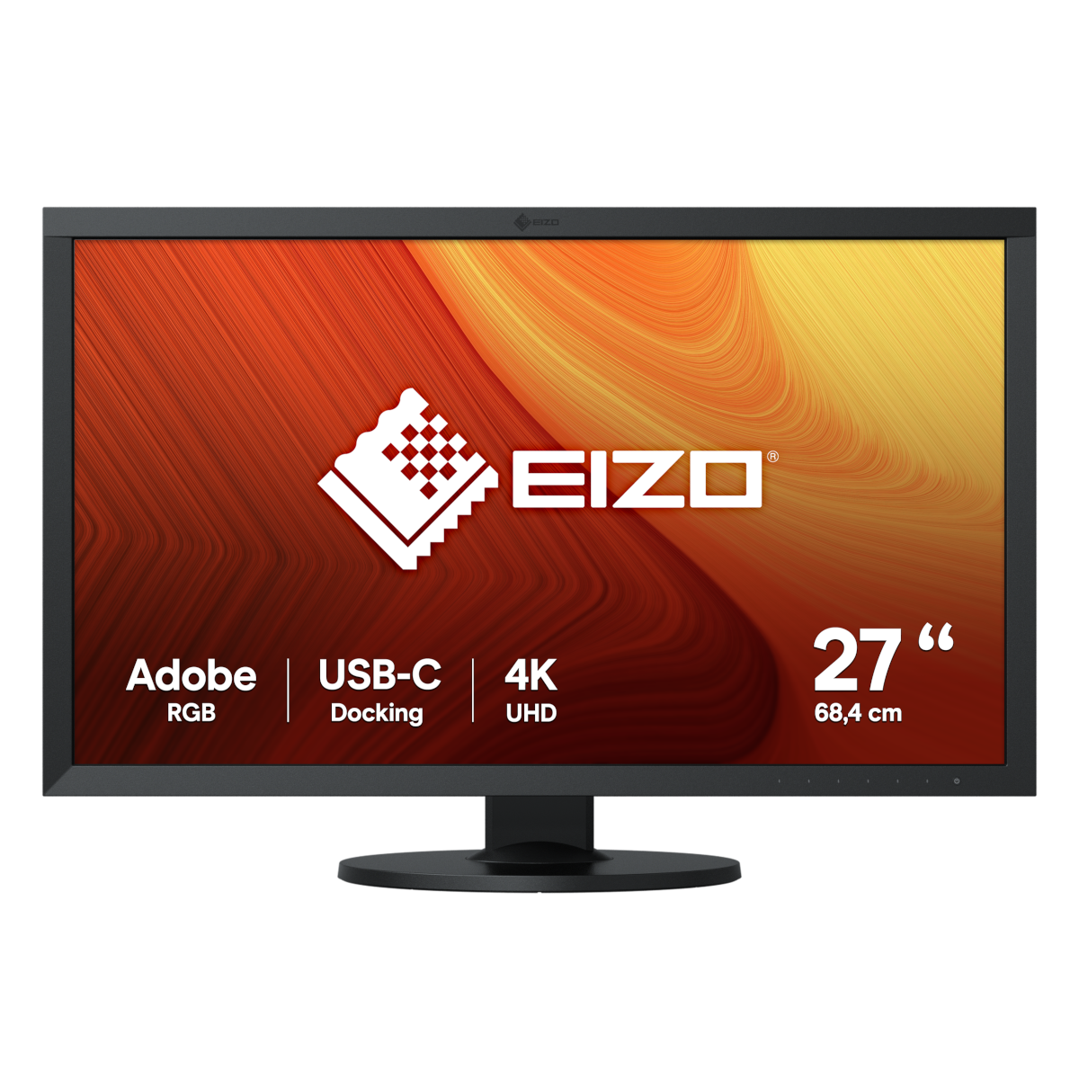Eizo ColorEdge CS2740 Grafik Monitor - 68,4 cm (27 Zoll), LED, IPS-Panel, 4K UHD, Adobe RGB 99 %, DCI P3 90%, sRGB 100%, Höhe