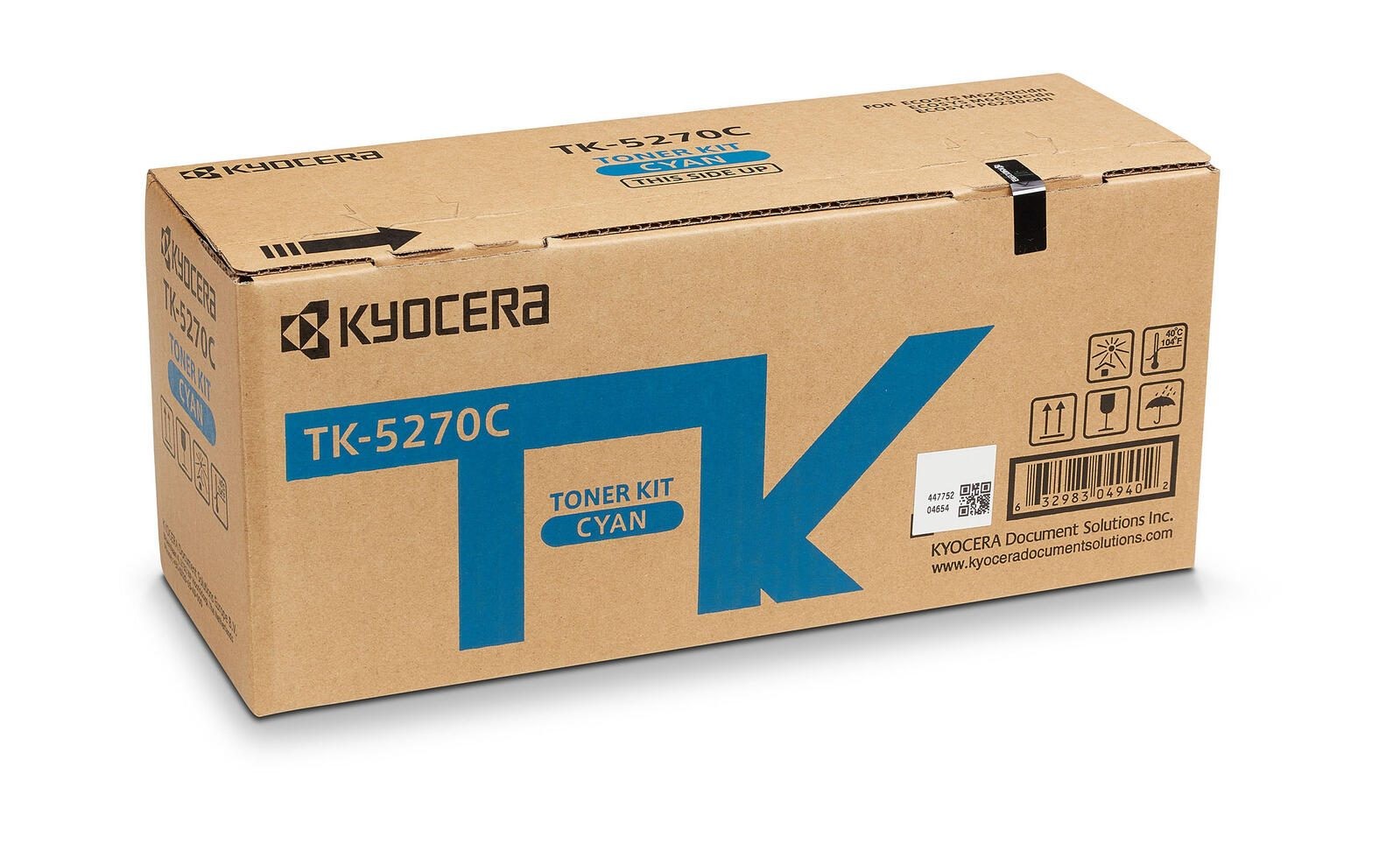 Kyocera TK-5270C Lasertoner 6000 Seiten Cyan Für M6230cidn/M6630cidn/P6230cdn