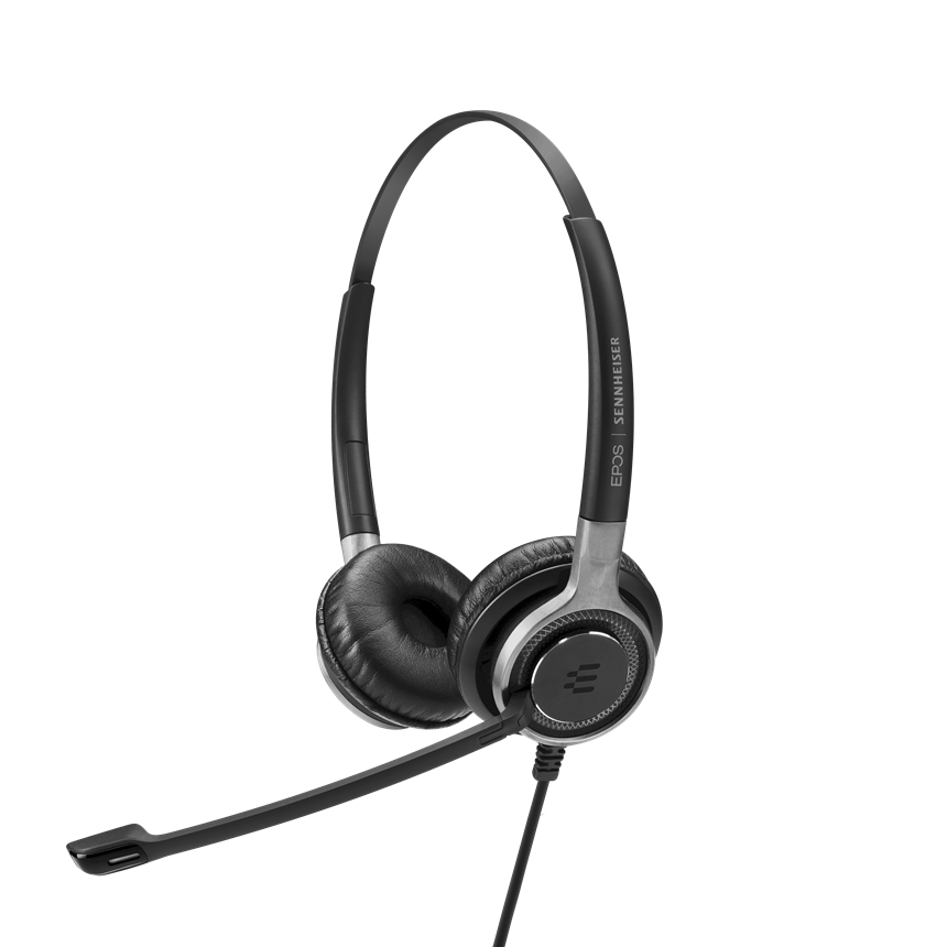 EPOS Headset IMPACT SC 660, Stereo, kabelgebunden Easy Disconnect, binaurales Premium-Headset mit Kopfbügel, für Wideband und Na