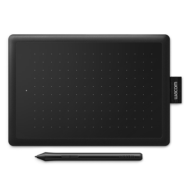 One by Wacom small , Ergonomisches, batterieloses Stifttablett