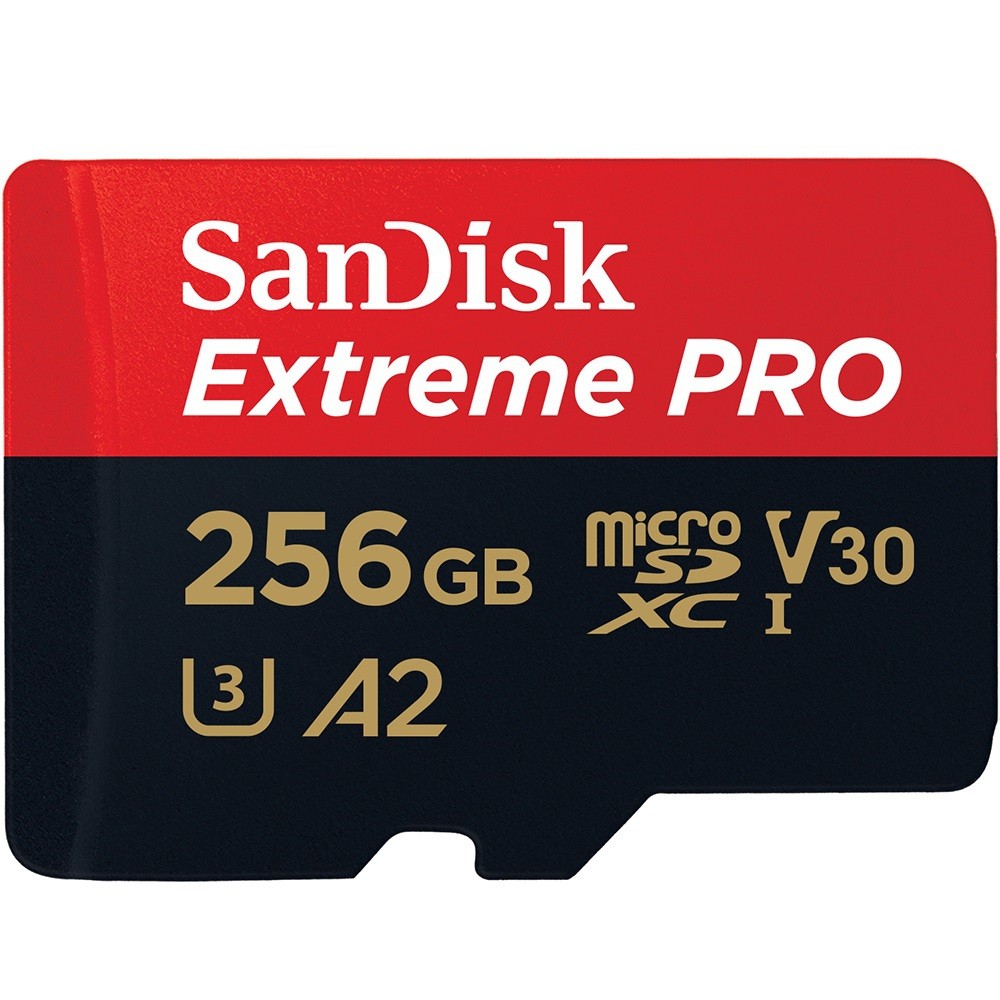 SanDisk 256GB Extreme PRO microSD Speicherkarte (2022) 200MB/s & 140MB/s Lese/Schreibgeschwindigkeit, A2 C10 V30 UHS-I U3