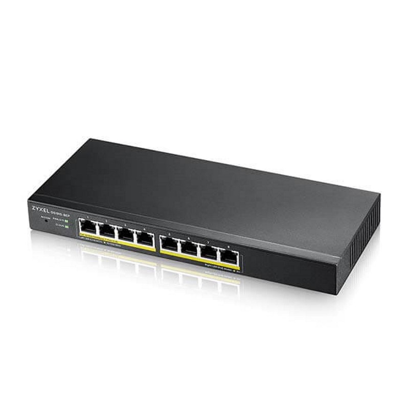Zyxel GS1915-8EP Smart Managed Switch 8x Gigabit Ethernet (8x PoE+, max. 60 Watt)
