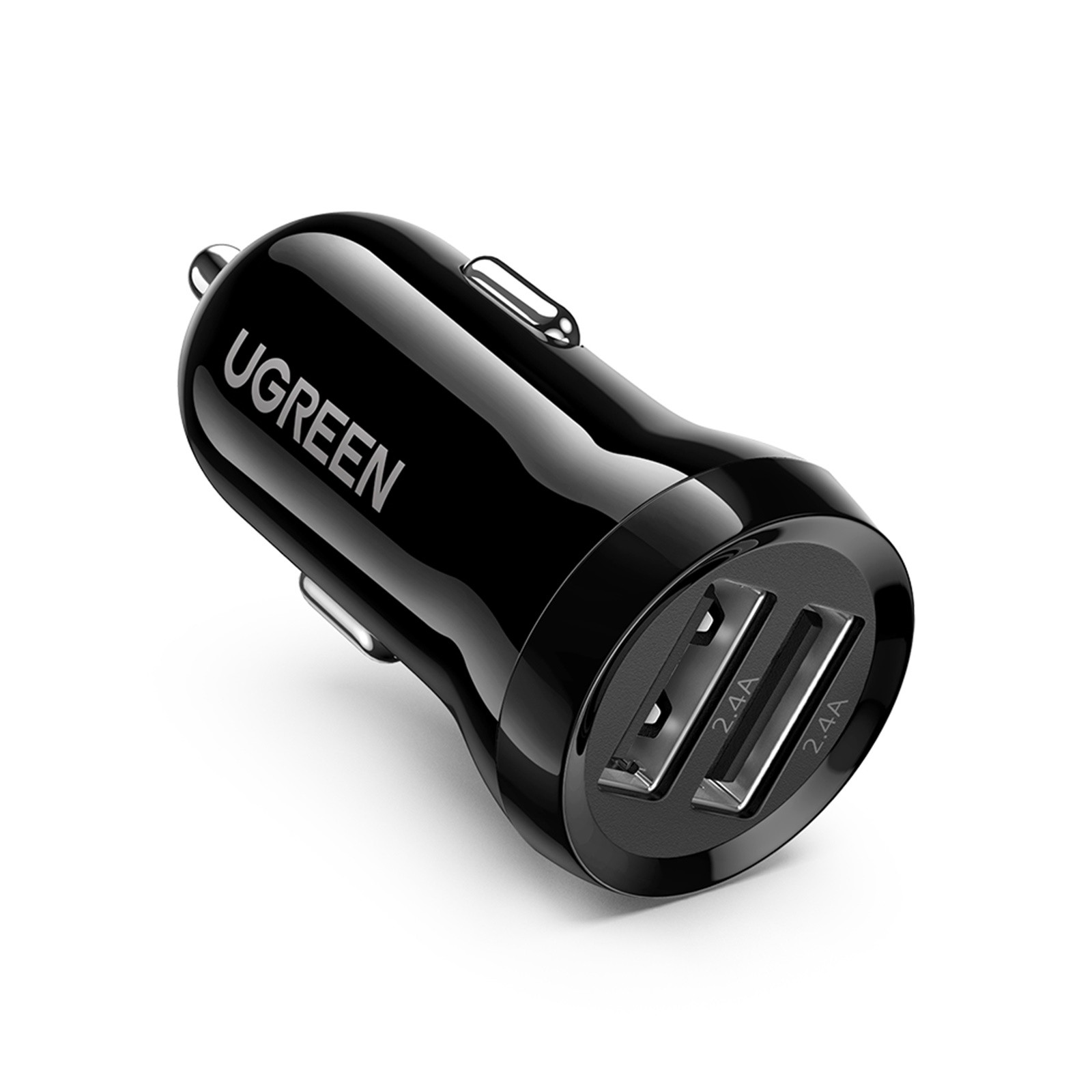 UGREEN Dual USB-A 24W Ladegerät fürs Auto, schwarz