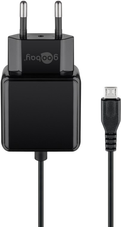 Goobay Micro-USB Netzteil (15W) [u.a. für, Samsung Galaxy Serie, Sony, Huawei, LG, Xiaomi aber auch für Kleincomputer wie Rasper