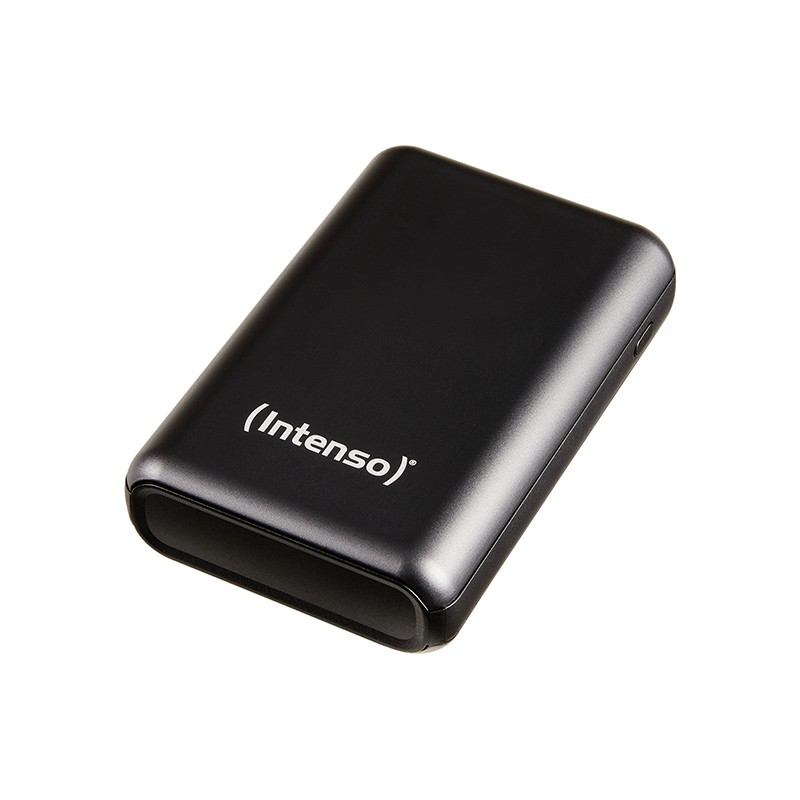 Intenso Powerbank A10000 mAh, Power Delivery Funktion, Quick Charge, USB-C-Anschluss, Aluminiumgehäuse, Lithium-Polymer Akku
