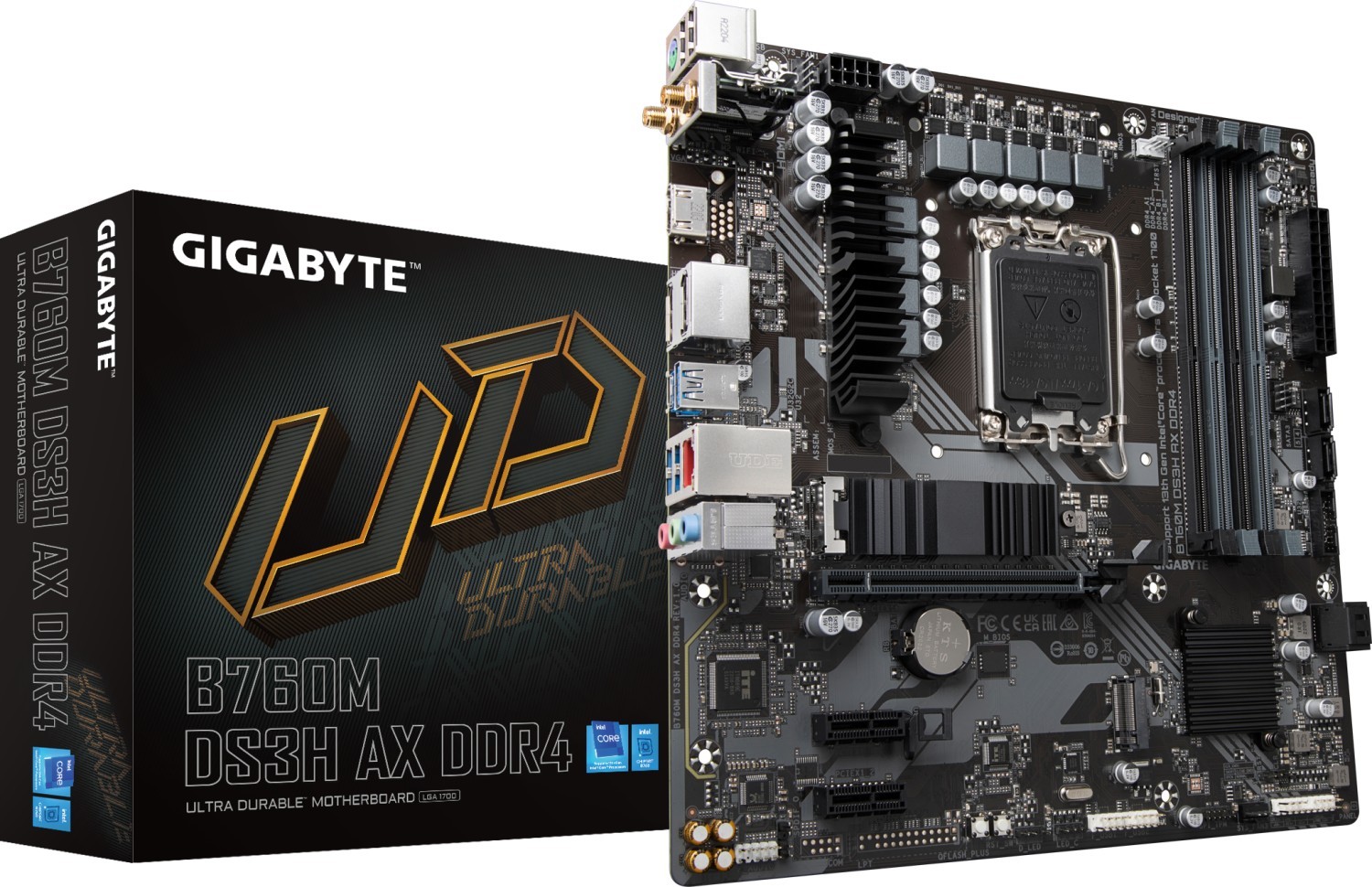GIGABYTE B760M DS3H AX DDR4 Mainboard