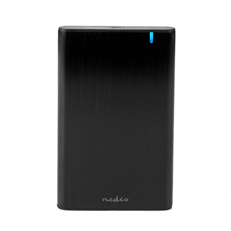 Nedis Festplattengehäuse - 2.5 ", USB 3.2 Gen1, USB Type-A / USB Type-C™, Notebook / PC, Aluminium