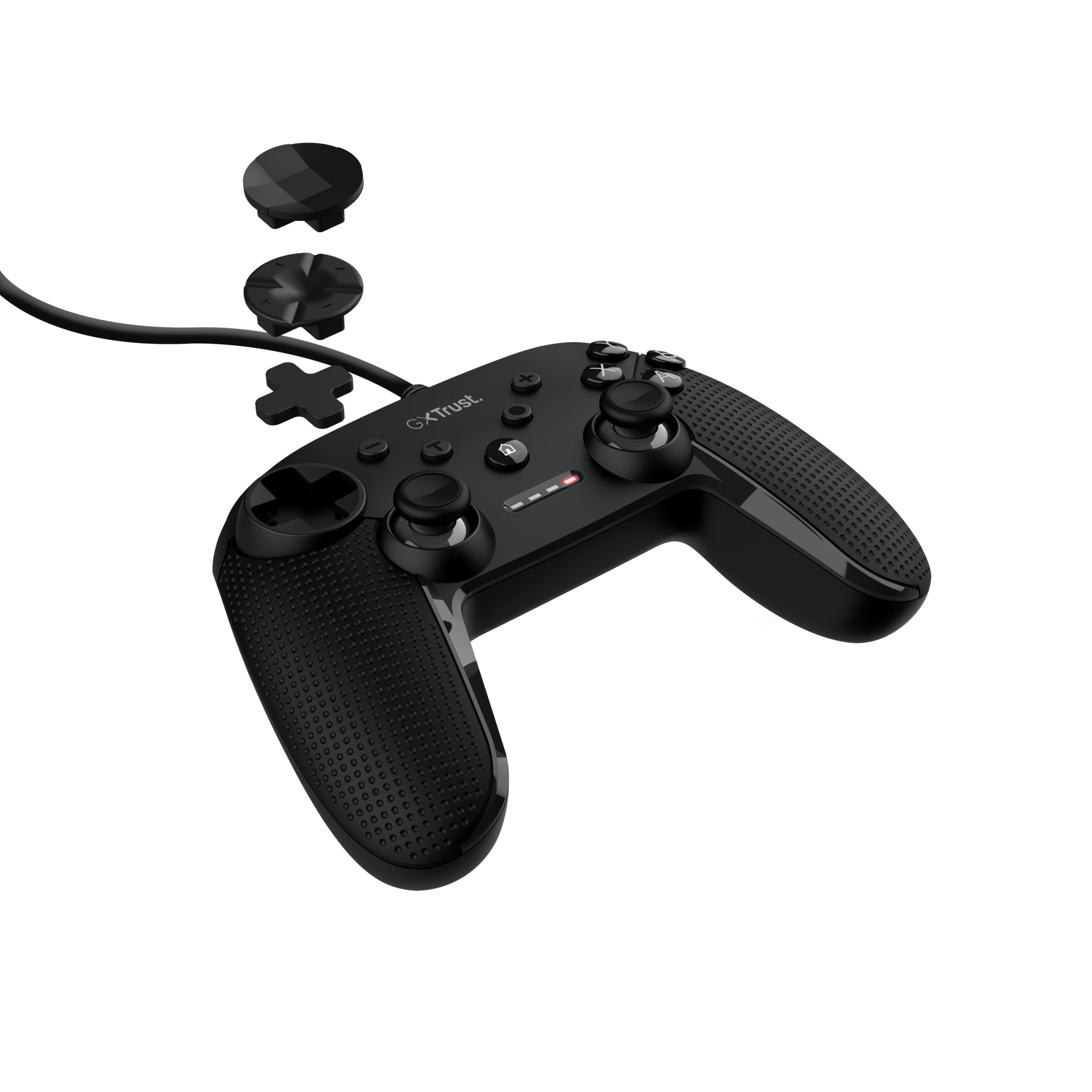 Trust GXT541 Muta PC Gaming Controller Schwarz für PC , Kabelgebunden