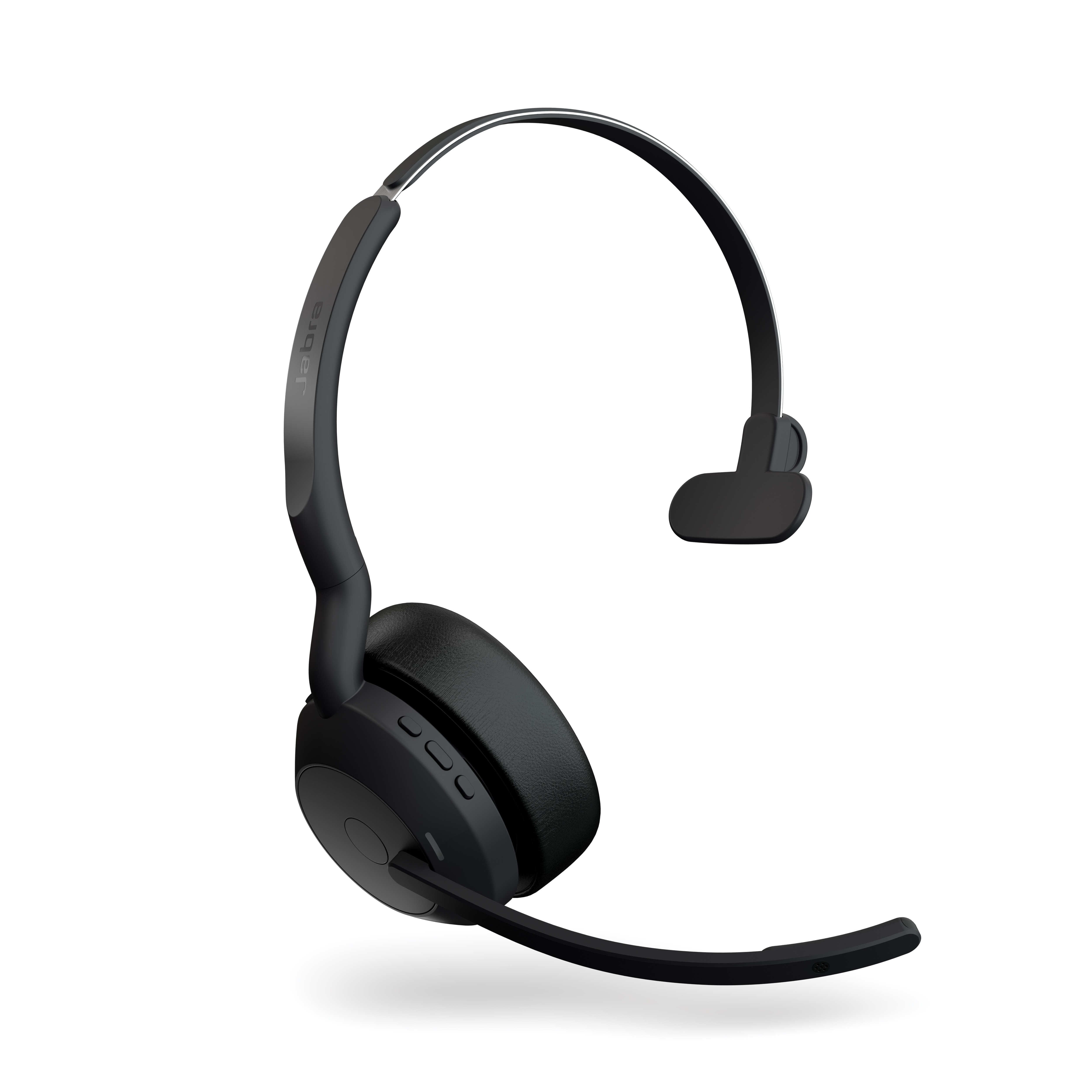 Jabra Evolve2 55, Mono-Bluetooth-Headset, 4 Mikrofone MS Teams zertifiziert, Aktive Geräuschunterdrückung (ANC), incl. Link 380 