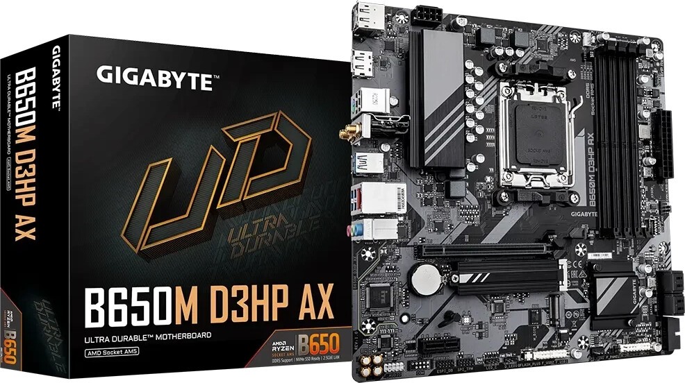 GIGABYTE B650M D3HP AX Mainboard Sockel AM5