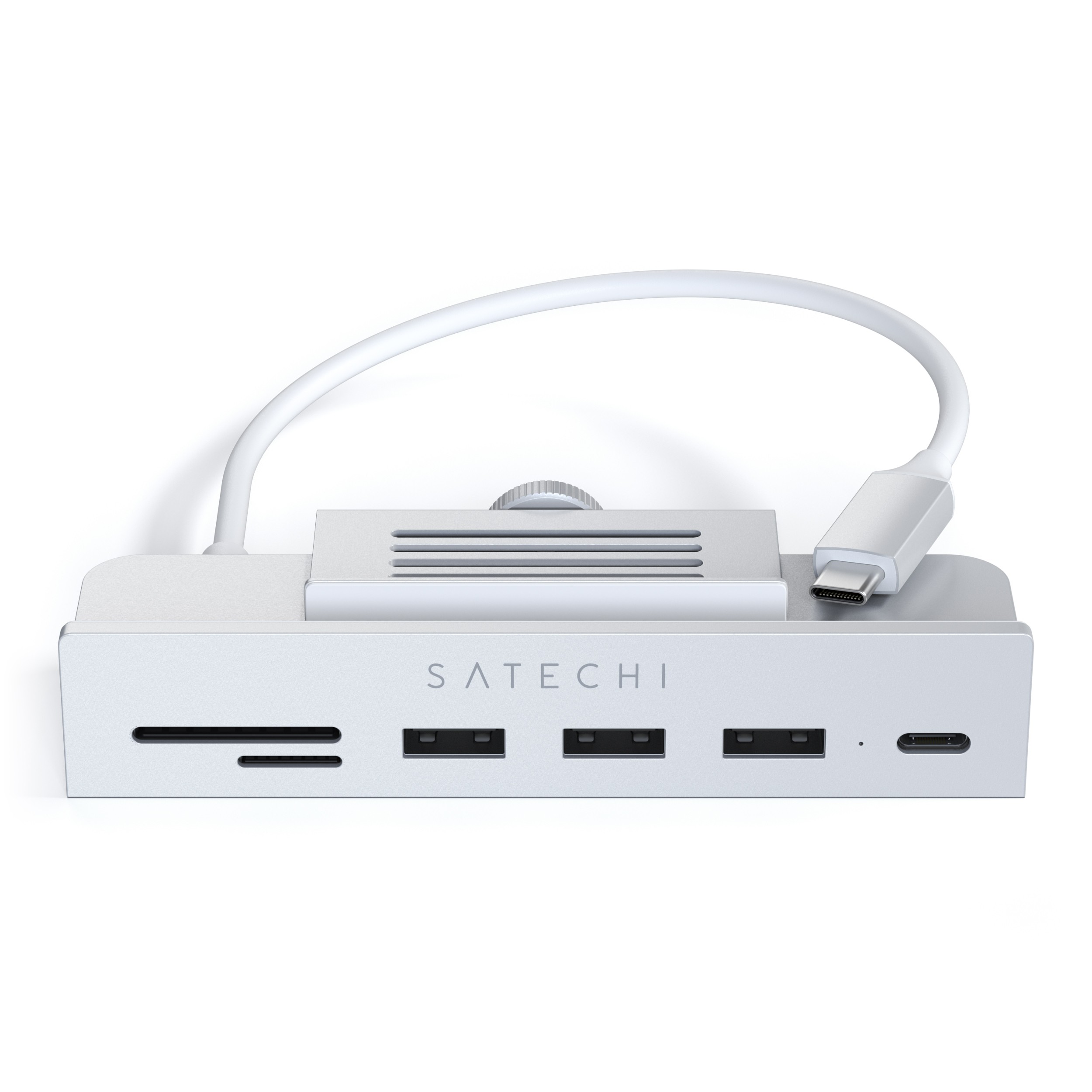 Satechi Aluminum USB-C Clamp Hub for 24" iMac silver