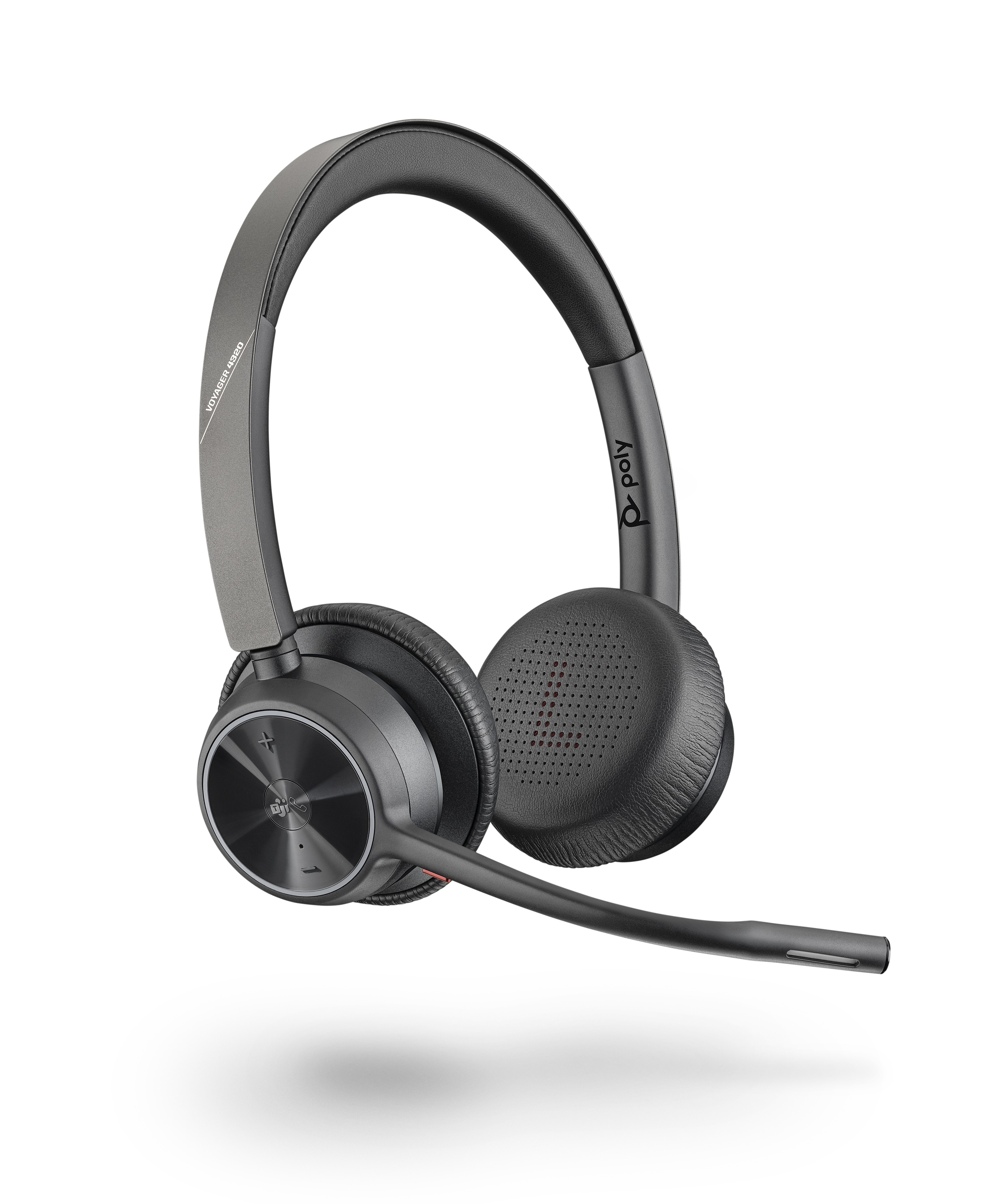 Poly Voyager 4320 Microsoft Bluetooth Headset incl. BT 700 USB-A-Dongle, Microsoft Teams zertifiziert