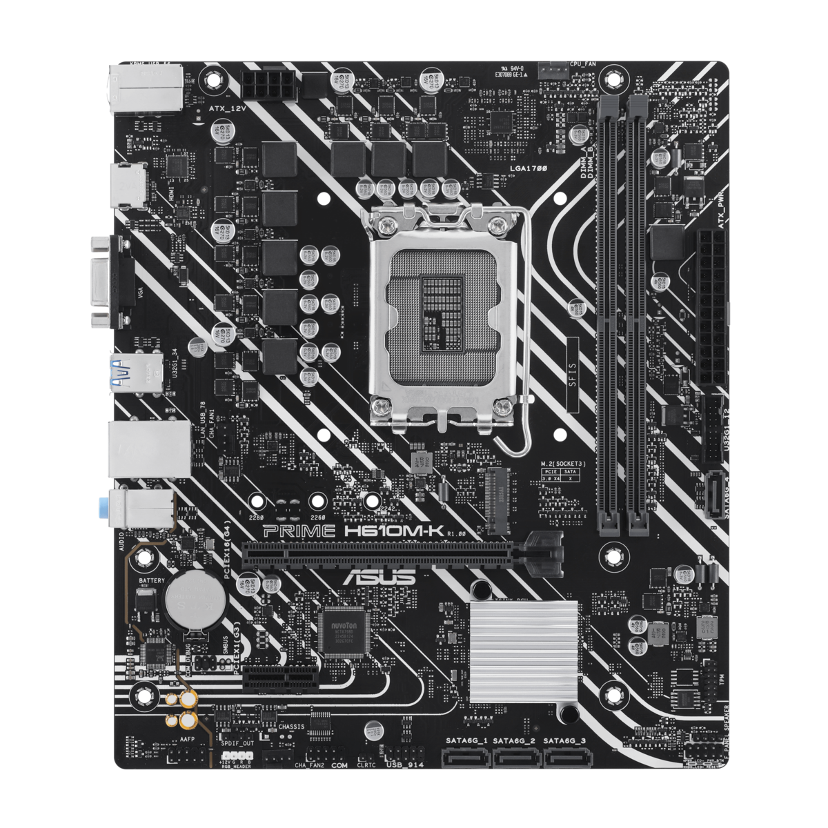ASUS Prime H610M-K D4 ARGB Mainboard