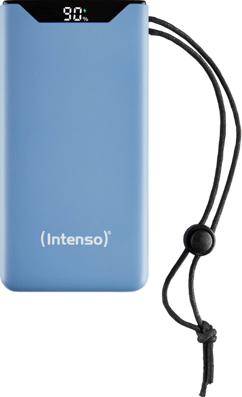 Intenso Powerbank F20000 Power Delivery, 20000 mAh Kapazität PD - und Qualcomm Quick Charge 3.0 - Funktion, Digitale Prozentanze