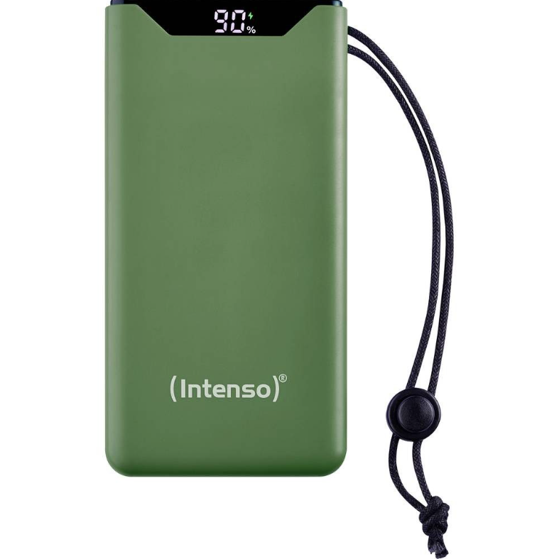 Intenso Powerbank F20000 Power Delivery, 20000 mAh Kapazität PD - und Qualcomm Quick Charge 3.0 - Funktion, Digitale Prozentanze