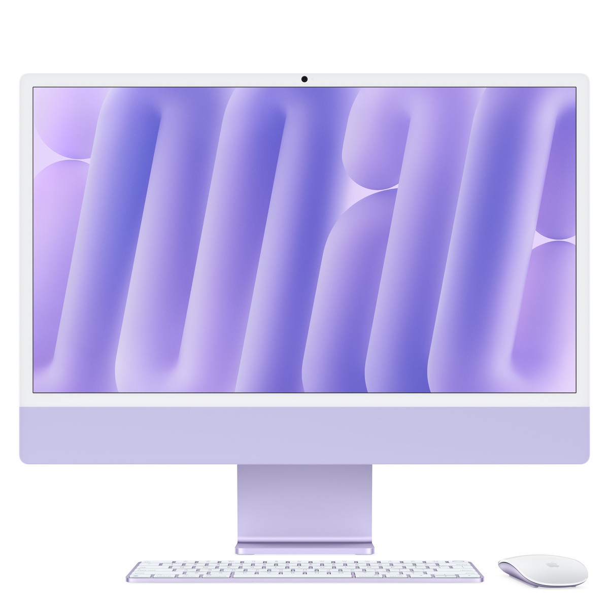 Apple iMac Violett CZ1E7-0001000 - 61cm(24‘‘) M4 8?Core CPU, 8?Core GPU, 16GB RAM, 256GB SSD, Standardglas, Magic Keyboard