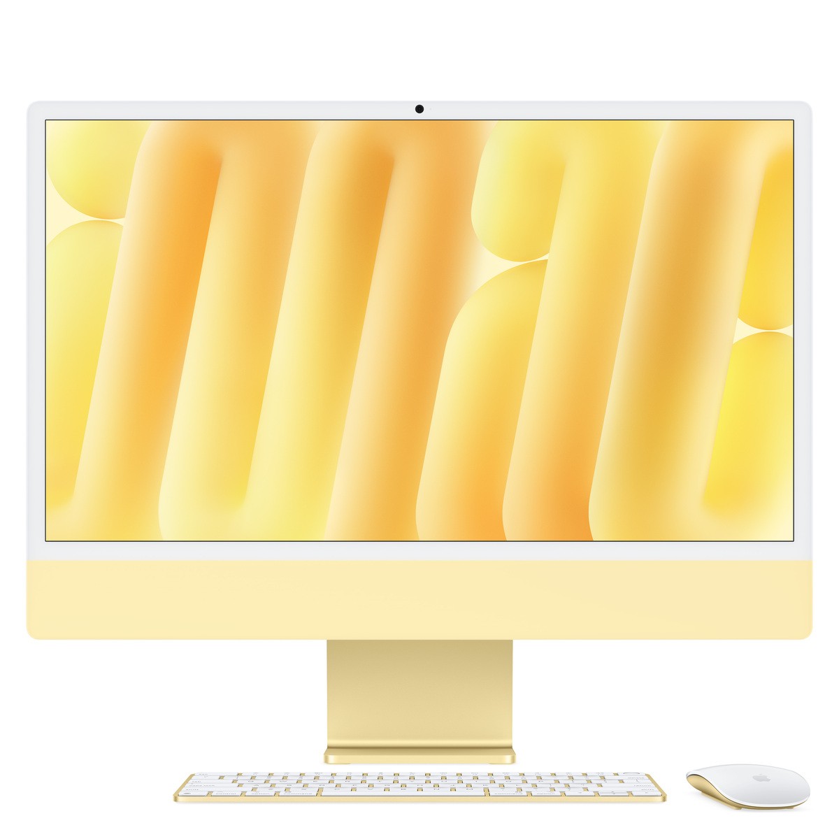 Apple iMac Gelb CZ1EK-00000110 - 61cm(24‘‘) M4 10-Core CPU, 10-Core GPU, 16GB RAM, 256GB SSD, Nanotexturglas, Magic Keyboard mit