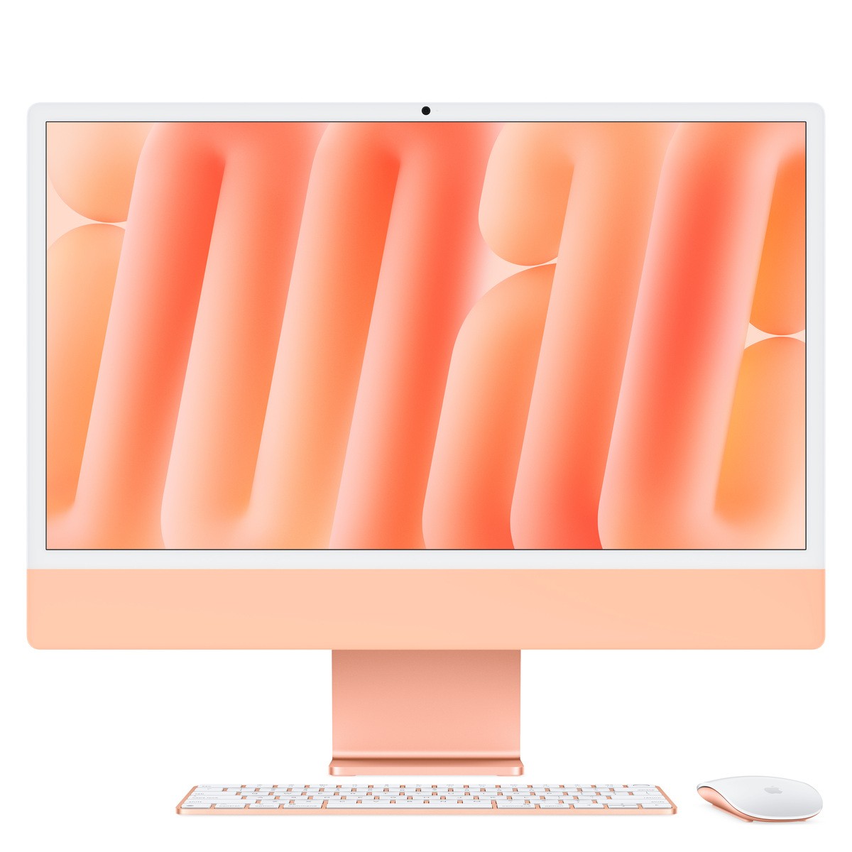Apple iMac Orange CZ1EV-00000010 - 61cm (24‘‘) M4 10-Core CPU, 10-Core GPU, 16GB RAM, 256GB SSD, Standardglas,Magic Keyboard TID