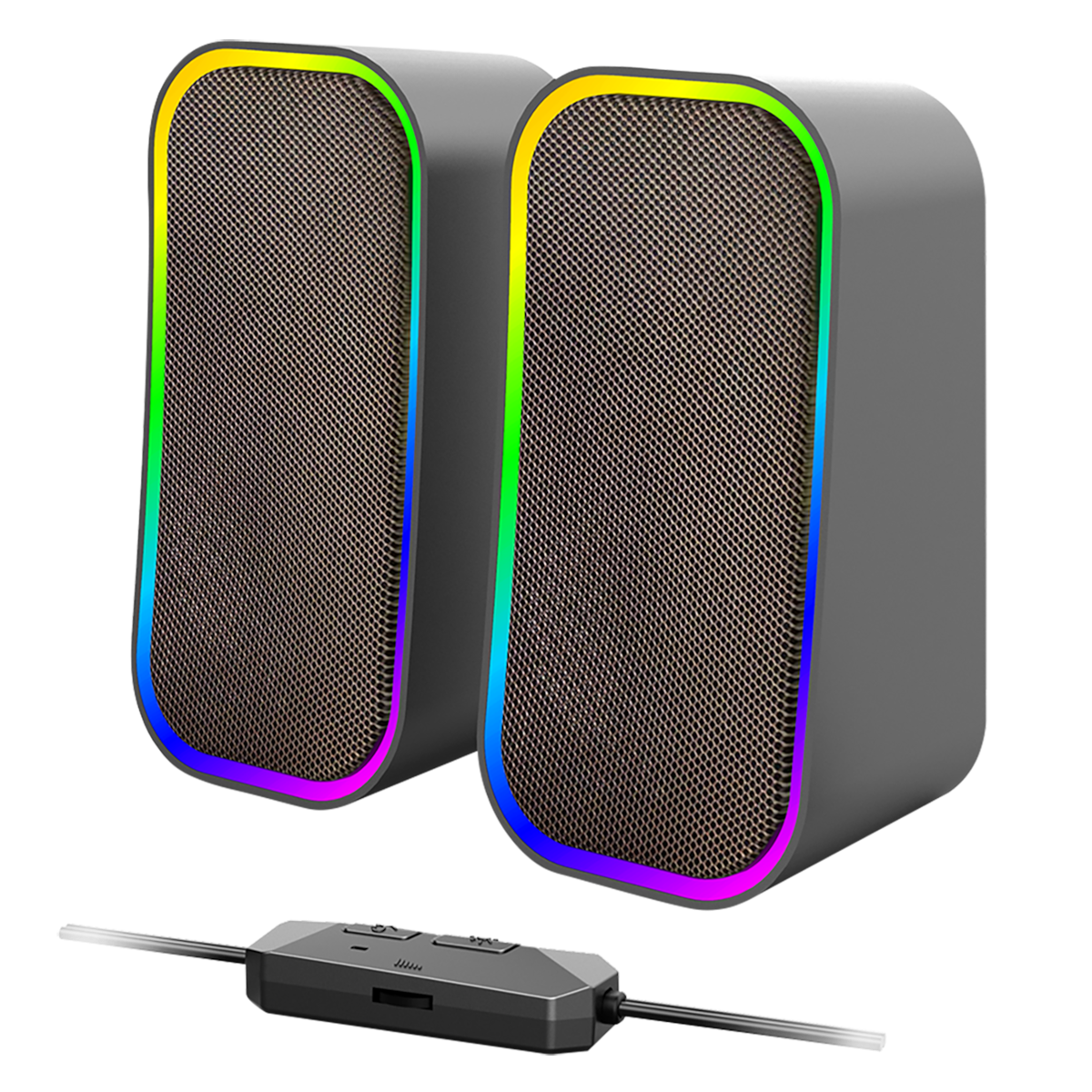 Speedlink TOKEN RGB Gaming Stereo Speaker, schwarz