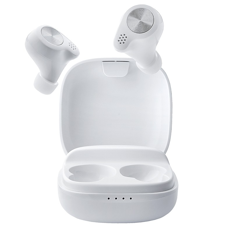 Intenso Buds Micro True Wireless Kopfhörer T200, weiß Musik Modus, Gaming Modus, intuitive Touchsteuerung