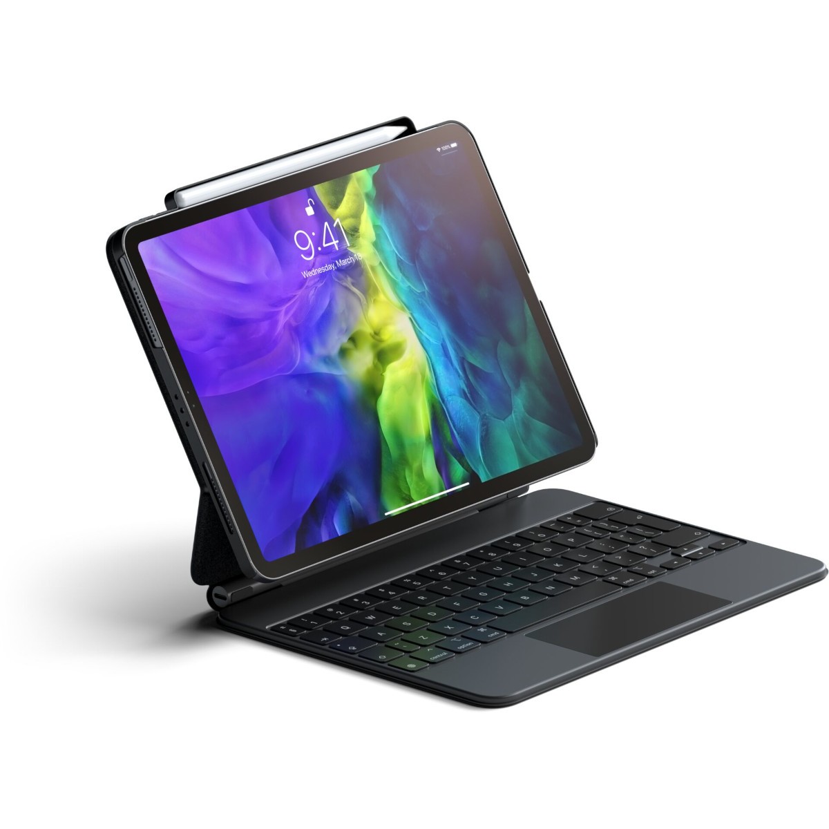 Satechi Vegan Leather Magn. Case 11'' iPad Air M2/Pro (4th) Black