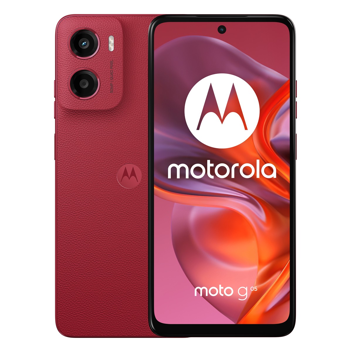 Motorola Moto G05 64GB Plum Red 16,94cm (6,67") LCD Display, Android 15, 50MP Kamera